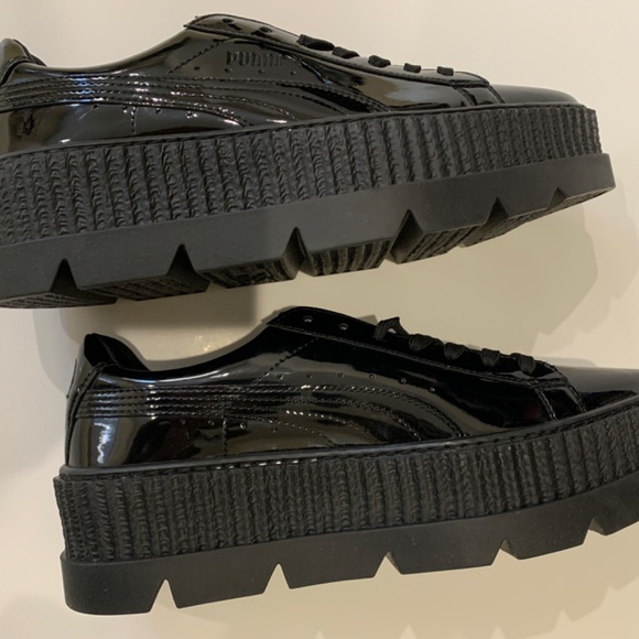 NEW Puma Rihanna Pointy Creeper Patent Leather Women's SIZE 7.5 - Picture 4 of 9